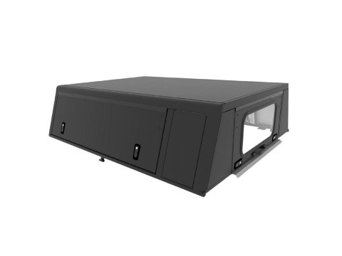 Hardtop Adventure noir lisse Ford Ranger super cab 2012-2022 Alu-Cab