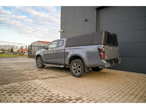 Hardtop Explorer noir lisse Isuzu D-Max Space-Cab 2021+ Alu-Cab