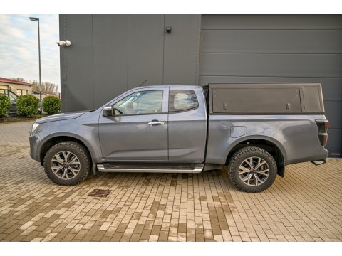 Hardtop Explorer noir lisse Isuzu D-Max Space-Cab 2021+ Alu-Cab