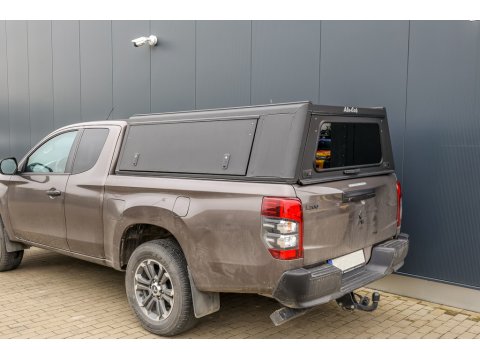Hardtop Explorer noir lisse Mitsubishi L200 2016+ Club-Cab Alu-Cab