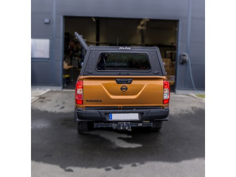 Hardtop Explorer noir strié Nissan Navara 2016+ King-Cab Alu-Cab