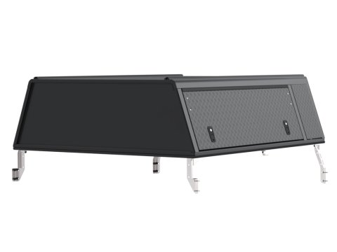 Hardtop Explorer Guard aluminium noir strié Toyota Hilux Revo extra cabine Alu Cab