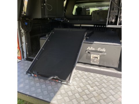 Plateau coulissant basculant pour réfrigérateur 50L Alu-Cab