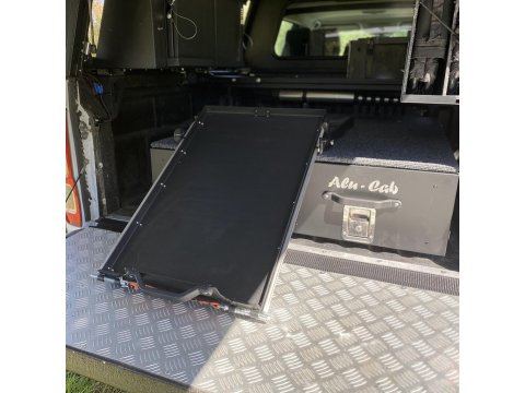 Plateau coulissant basculant pour réfrigérateur 80L Alu-Cab
