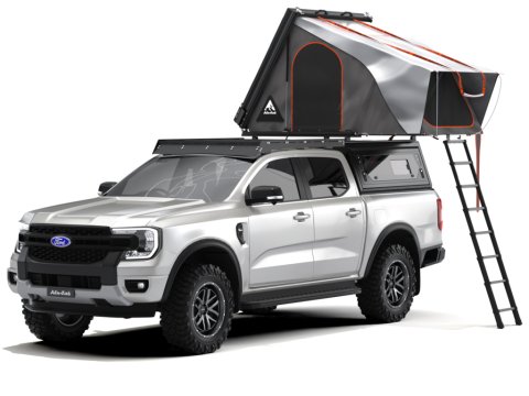 Tente de toit Alu-Cab noire RT-2S