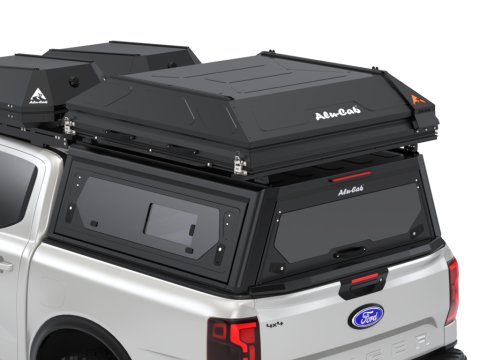 Tente de toit Alu-Cab noire RT-2S