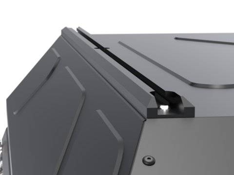 Tente de toit Alu-Cab noire RT-2S