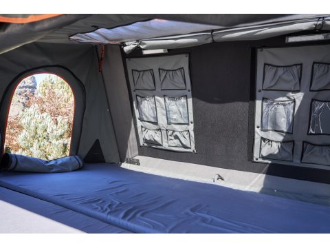 Tente de toit Alu-Cab Family noire