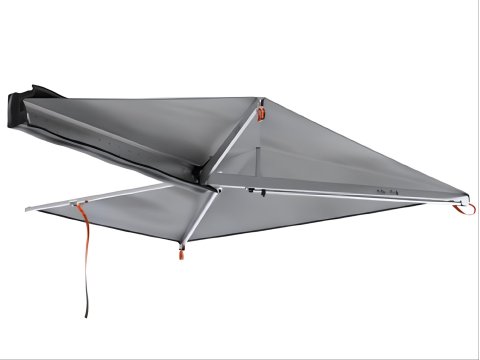 Auvent Alu-Cab autoportant côté gauche en aluminium 2 m
