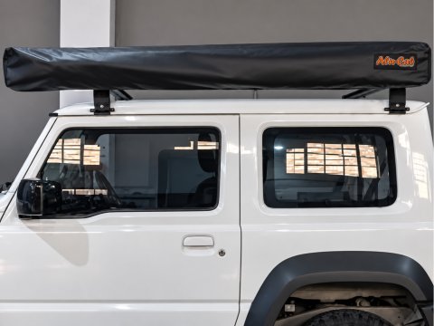 Auvent Alu-Cab autoportant côté gauche en aluminium 2 m