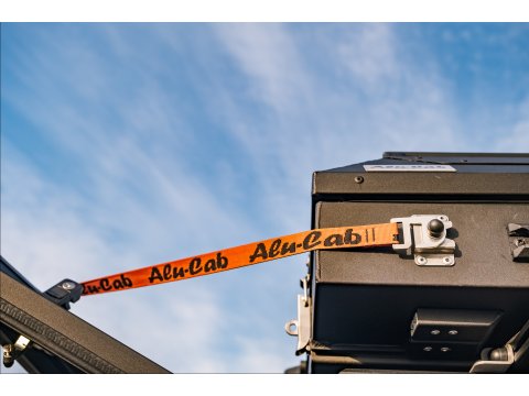 Auvent Aluc-Cab autoportant en aluminium 180° côté gauche