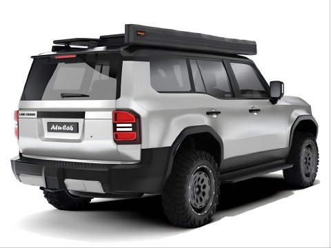 Auvent Alu-Cab autoportant en aluminium 270° côté droit