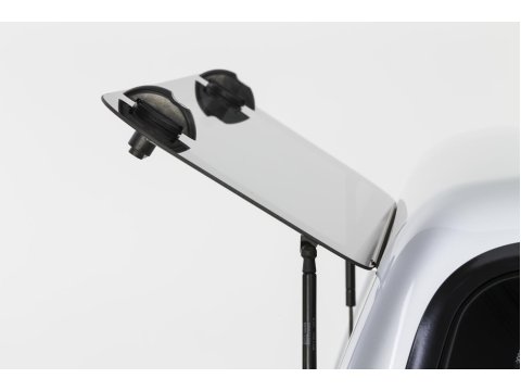 Hard top ARB Classic Smooth avec vitres latérales coulissantes pour Nissan Navara D40 Double Cab 2005-2015