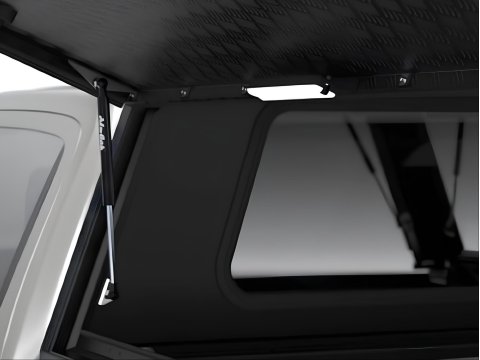 Hardtop Explorer noir strié Double Cabine Ford Ranger 2023+ Alu-Cab