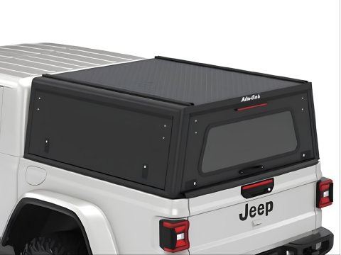 Hardtop Explorer noir lisse Jeep Gladiator 2019+ double cabine Alu-Cab