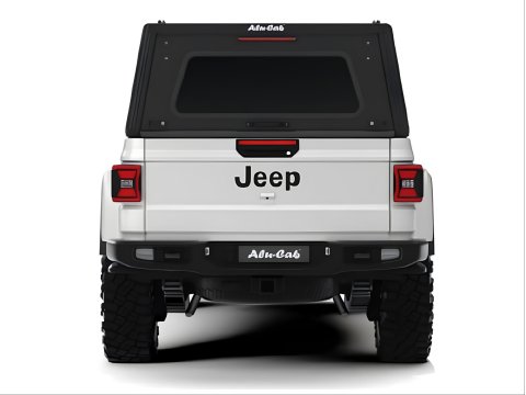 Hardtop Explorer noir lisse Jeep Gladiator 2019+ double cabine Alu-Cab