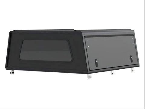 Hardtop Explorer noir lisse Jeep Gladiator 2019+ double cabine Alu-Cab