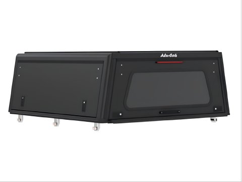 Hardtop Explorer noir lisse Jeep Gladiator 2019+ double cabine Alu-Cab