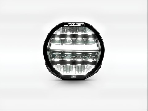 Projecteur LED Lazer Sentinel 7'' Elite avec feu de position blanc