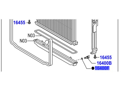 Joint torique robinet vidange bas de radiateur