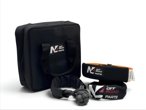 Kit de remorquage N4-Offroad avec sangle kinétique et manilles souples