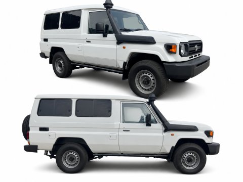 Paire de protections tubulaires bas de caisse N4-Offroad Toyota Land Cruiser GRJ78