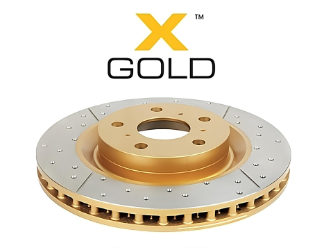 Disque frein avant rainuré percé DBA Toyota Land Cruiser HDJ100