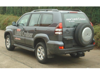 Attelage homologué 3T5 pour Land Cruiser KDJ120 KDJ125 avec roue de secours sur porte arrière