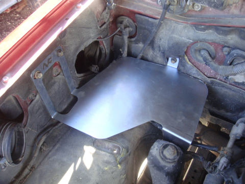Platine support d'accessoires dans compartiment moteur Toyota HDJ80 N4-Offroad