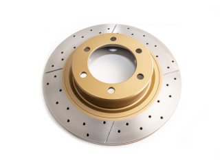 Disque frein avant rainuré percé DBA Toyota Land Cruiser KDJ12