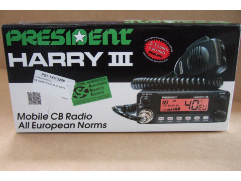 CB Président HARRY III ASC 40 CX AM/FM 12/24V