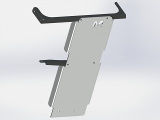 Ski de protection boîtes vitesses et transfert en aluminium de 8mm pour Toyota KZJ90 KDJ90 N4-Offroad