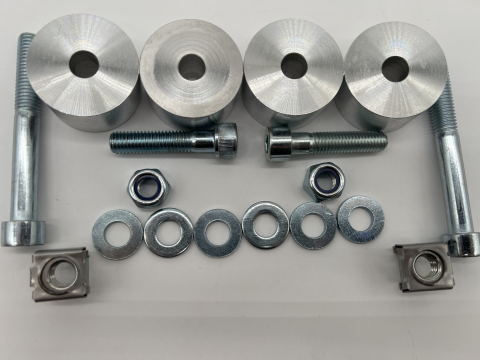 Kit rallonge 25/50mm pour écubier de treuil N4-Offroad