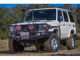 Deluxe Winch bar ARB Toyota LC70 76/78/79 >07 ac elarg.