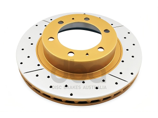 Disque frein avant rainuré percé DBA Toyota Hilux Vigo Revo FJ Cruiser Ø319mm
