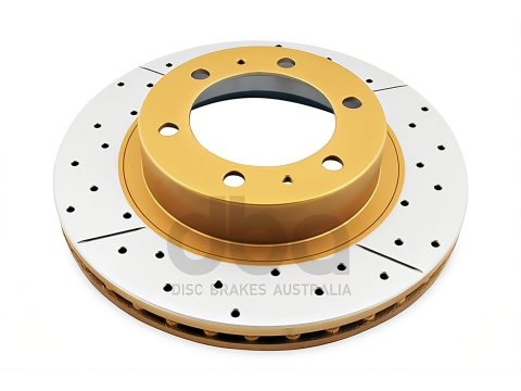 Disque frein avant rainuré percé DBA Toyota Hilux Vigo Revo FJ Cruiser Ø319mm