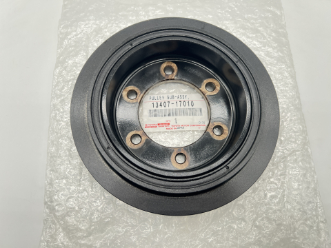 Poulie damper vilebrequin de courroie climatisation HDJ80 12s HZJ7