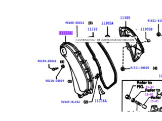 Carter plastique de distribution HDJ80 24s