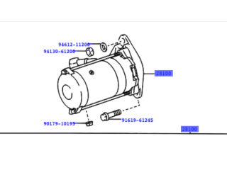 Démarreur complet NEUF pour Land Cruiser HDJ100