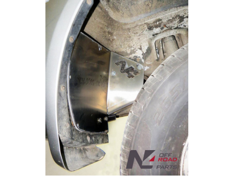 Ski de protection de bonbonne de climatisation arrière en aluminium de 5mm pour Mitsubishi Pajero III et IV 5portes N4-Offroad