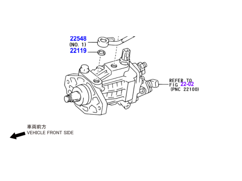 Pompe à injection complète KDJ120 KDJ125 163cv