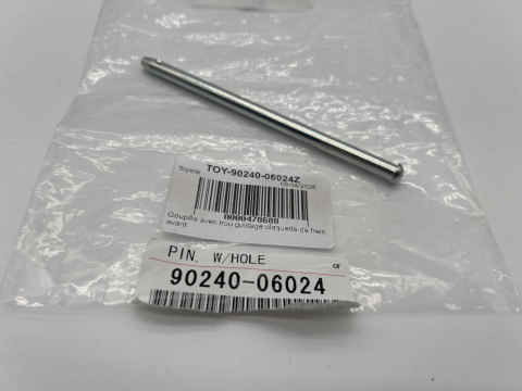 Goupille avec trou guidage plaquette de frein avant