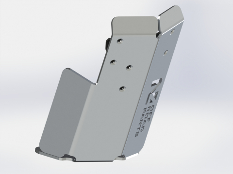 Ski de protection boîte de transfert en aluminium de 8mm pour Mercedes Sprinter 4x4 W906 W907 N4-Offroad