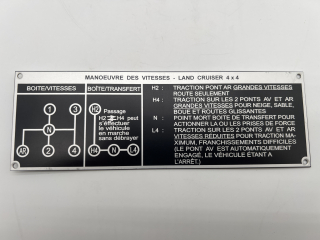 PLAQUE DE TRANSMISSION J4 BV4
