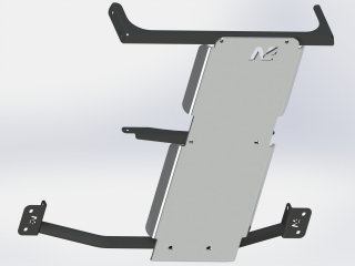 Ski de protection boîtes vitesses et transfert en aluminium de 8mm pour Toyota VZJ90 N4-Offroad