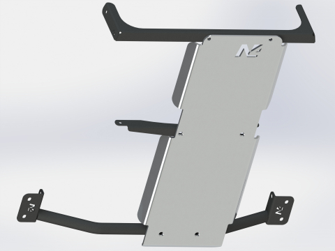 Ski de protection boîtes vitesses et transfert en aluminium de 8mm pour Toyota VZJ90 N4-Offroad