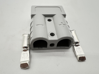 Connecteur hermaphrodite 50A gris - Prise rapide pour câble de 16mm2