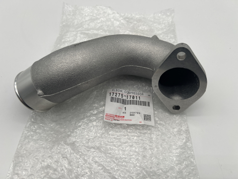 Coude aluminium entre turbo et intercooler HDJ100 avant 08/2002