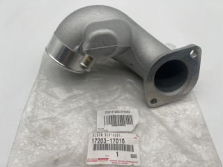 Pipe aluminium entrée air turbo HDJ100 - Turbo géo standard