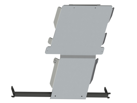 Ski de protection boîtes vitesses et transfert en aluminium de 8mm pour Nissan Navara D40 N4-Offroad